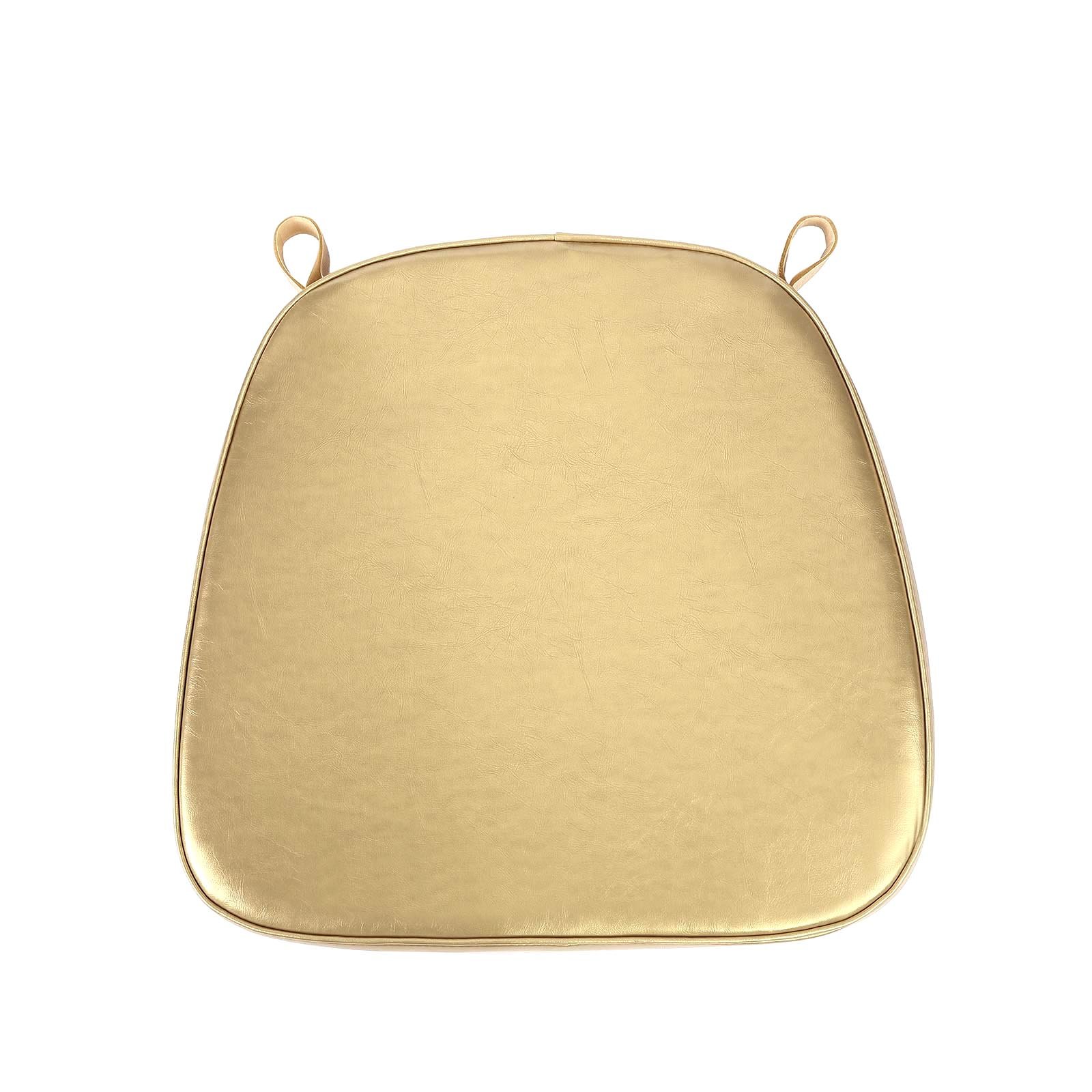 Buy 2 Thick Chair Pad, Metallic Gold