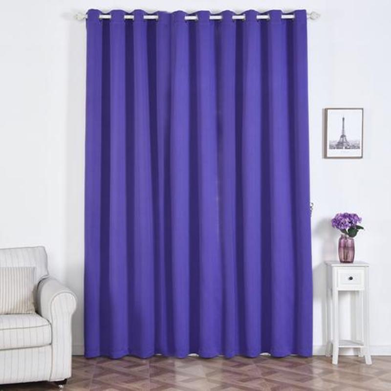 Buy Purple Blackout Curtains | Pack of 2 | 52"x108" Blackout Curtains ...
